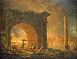 Time Prints: Roman Ruins, 1773. Creator: Hubert Robert