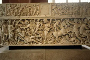 Roman sarcophagus with the legend of Selene and Endymion, 230-235 AD