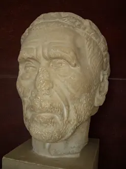 Waite Prints: Roman sculpture, 238 AD, El Jem Museum, El Djem, Tunisia, 2009. Creator: Amanda Waite