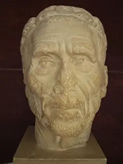 Waite Prints: Roman sculpture, 238 AD, El Jem Museum, El Djem, Tunisia, 2009. Creator: Amanda Waite