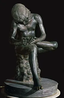 Civilisation Prints: Roman statue, The Spinario, 1st century