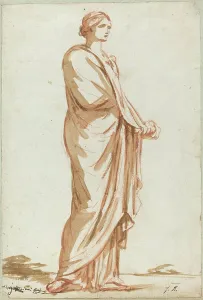 David L Prints: Roman Statue of a Standing Woman. Creator: Jacques-Louis David