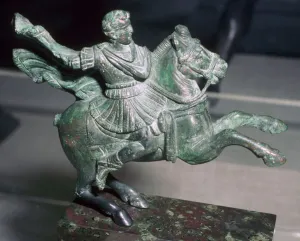 Roman statuette of Alexander the Great on horseback