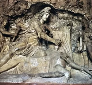 Roman stone relief, 2nd century