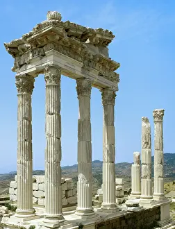 Roman temple of Trajan, Upper Acropolis, Pergamon, Turkey, 1st-2nd century (2005). Creator: Unknown