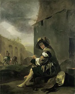 Wayside Prints: Roman Tinker, c1656. Creators: Adriaen Brouwer, Adriaen van Ostade