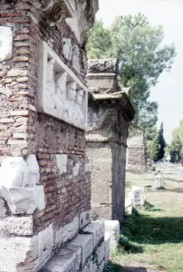 Roman Tombs on the Appian Way, Rome, (1st-3rd century), c20th century. Artist: CM Dixon