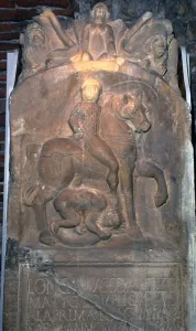 Roman tombstone of Longinus Sdapeze, 1st century