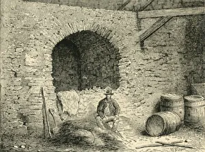 William Henry Prior Prints: Roman Wall on Tower Hill, c1872. Creator: Unknown
