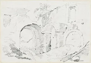 Vien Joseph Marie I Prints: Roman Walls, 1744/1750. Creator: Joseph-Marie Vien the Elder
