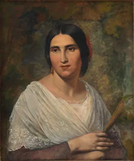 Jerichau Baumann Elisabeth Prints: A Roman Woman, 1840-1849. Creator: Elisabeth Baumann