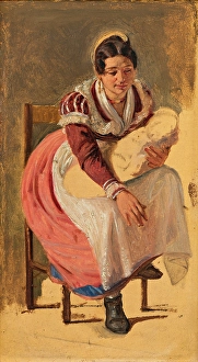 Distracted Prints: Roman woman with a child. Study for The St
