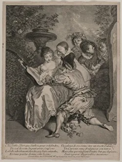The Romancer, 1727. Creator: Charles-Nicolas Cochin (French, 1715-1790)