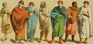 Discussion Prints: Romanized Celtic Gauls, Gallo-Romans, Roman period, 1881. Creator: Unknown