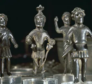 Romano-British bronze statuette of Mars, 3rd century