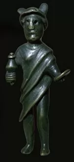 Bronze Gallery: Romano-Celtic bronze statuette of a deity, 3rd century