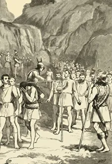 The Romans Passing Under the Yoke at the Caudine Forks, 1890. Creator: Unknown The Romans Passing Under the Yoke at the Caudine Forks, 1890. Creator: Unknown