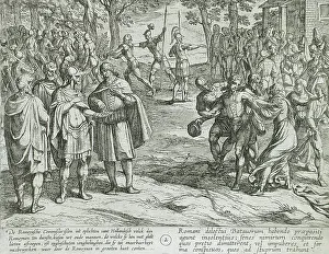 Batavian Prints: The Romans Paying Off Dutch Old Men for the Services of Young Ones