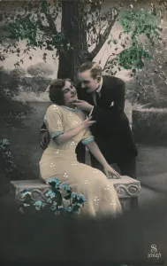 Romantic postcard, c1910