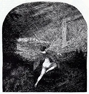 Romanticism. Symbolist magazine Vesy (The Balance), 1905. Artist: Feofilaktov, Nikolai Petrovich (1878-1941)