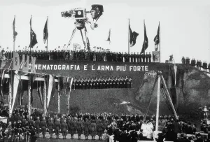 Mussolini Prints: Rome, 28 April 1937. Mussolini inaugurates the Cinecittà studios