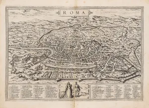 Braun Prints: Rome. From Civitates orbis terrarum, 1572. Creator: Braun, Georg (1541-1622)