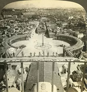 Rome, the Eternal City, E. from St. Peters dome, c1909. Creator: Unknown