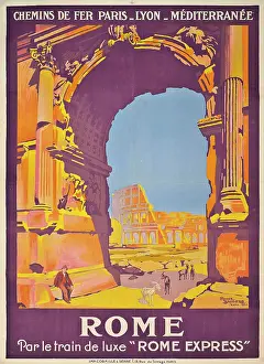 Railroad Prints: Rome Express, 1921. Creator: Broders, Roger (1883-1953)