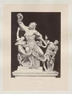 Rome: Groupe de Laocoon (Vatican), c. 1860. Creator: Charles Soulier (French, 1840-1875)