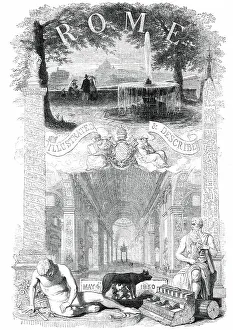 George Gordon Prints: Rome, Illustrated and Described, May 4th, 1850. Creator: Unknown