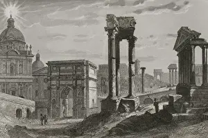 Unesco Prints: Rome, Italy, 1852. Creator: Antonio Roca Sallent