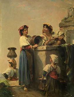 Water Amenities Prints: In Rome, mid-late 19th century. Creator: Jacques Emile Edouard Brandon