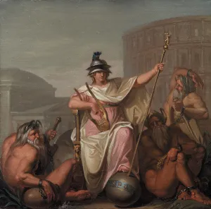 Abildgaard Nicolai Abraham Prints: Rome as Ruler of the World, 1784. Creator: Nicolai Abraham Abildgaard