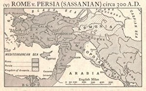 Rome v. Persia (Sassanian), circa 300 A.D. c1915. Creator: Emery Walker Ltd