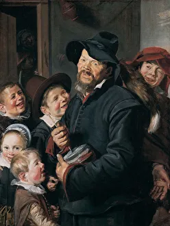 Frans I 1581 1666 Gallery: The Rommel-Pot Player. Artist: Hals, Frans I (1581-1666)