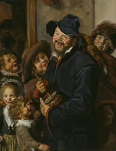 Frans Hals I Collection: The Rommel-Pot Player, c. 1630. Creator: Unknown