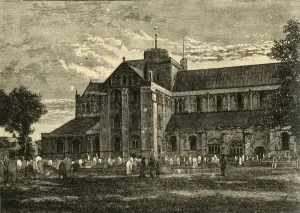 Cassell And Co Gallery: Romsey Abbey, 1898. Creator: Unknown