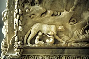 Remus Prints: Romulus and Remus suckling from the she-wolf