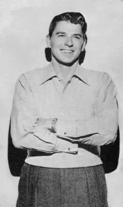 Ronald Reagan, American actor, film star and politician, 20th century
