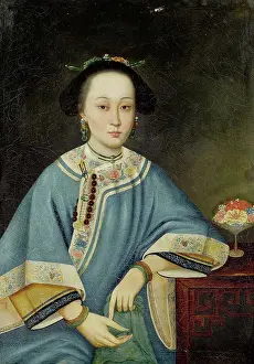 Qing Dynasty Prints: Rong Fei ('Fragrant Concubine' consort by the Qianlong Emperor)