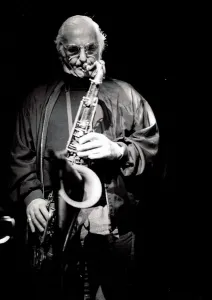 Ronnie Scott, Ronnie Scotts, London, 1992. Artist: Brian O Connor