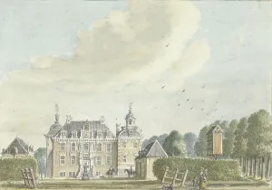 De Beyer Jan Prints: The Roodloo house near Ruurlo, 1743. Creator: Jan de Beyer