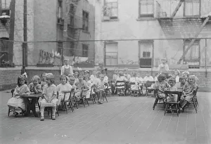 Settlement Prints: Roof, Lenox Hill Settlement, between c1915 and c1920. Creator: Bain News Service