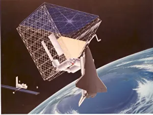 Roof Space Station Concept, 1984. Creator: NASA