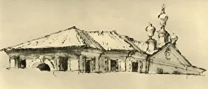 Von Hadeln Prints: Roof-Storey of a Villa, 1757, (1928). Artist: Giovanni Battista Tiepolo