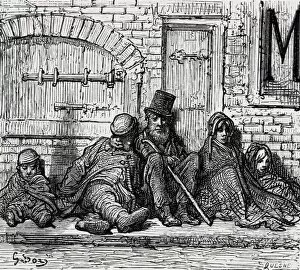 Homeless Collection: Roofless !, 1872. Creator: Gustave Doré