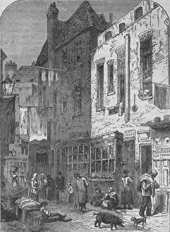 Edward Walford Prints: The Rookery of St Giles, London, 1850 (1878)