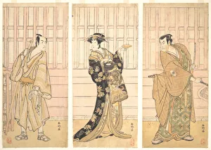 Red Light District Prints: In the Room of a House of the Yoshiwara, ca. 1788. Creator: Katsukawa Shunko