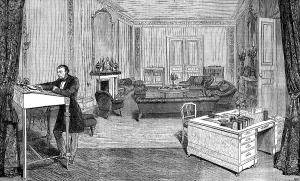 Scrutoire Prints: The room in which Lord Beaconsfield Died (back drawing-room at 19)