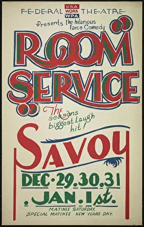 John Murray Prints: Room Service, San Diego, 1938. Creator: Unknown